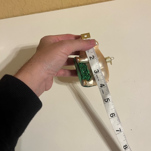 Old World Christmas Pig Ornament Blown Glass  - Picture 13 of 13